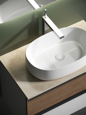 Столешница Sancos TT80A2X 80х50 накладная цвет бежевый
